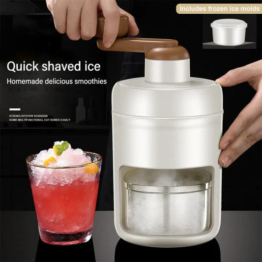 Household Hand Operated Hailstorm Ice Maker