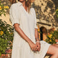 LIMITED TIME SALE🔥WOMEN'S SMOCKED SLEEVE TIERED V-NECK MINI DRESS (BUY 2 FREE SHIPPING)