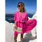Women's Fluttering Loose Waist Irregular Hem Dresses