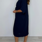 💖Limited Sale 50% OFF💖Short Sleeve Maxi Dress With Knot Detail