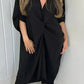 💖Limited Sale 50% OFF💖Short Sleeve Maxi Dress With Knot Detail