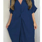 💖Limited Sale 50% OFF💖Short Sleeve Maxi Dress With Knot Detail