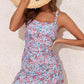 💥Last day special offer 49% OFF🩱Women's Vintage Tummy Control Two Piece Tankini Swimsuits