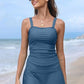 💥Last day special offer 49% OFF🩱Women's Vintage Tummy Control Two Piece Tankini Swimsuits