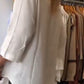 Women's Solid V-Neck 3/4 Sleeve Tops