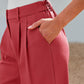 🌸Spring Blowout! 64% Off 👖Women's High-Waist Straight Leg Trousers — Effortless Style