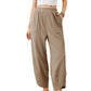 🎉Women's casual ankle trousers with loose fit and elasticated waist