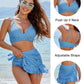 🏝️2025 Summer Hot Sale 50% OFF🌊Gingham High Waisted Tummy Control Bikini Sets👙
