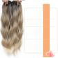 Wavy Clip-In Hair Topper with Bangs for Thinning Hair