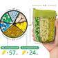 Pill Dispenser Bottle with 6 Compartments