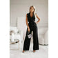 ⏳Time-limited Special⏰Women's Sleeveless V-Neck Solid Jumpsuit