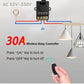 🔌🌍 Wireless Remote Control Switch & Receiver Kit – 30A High Power & Wide Application (No Wiring Required)!