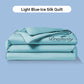 ⏰Last Day Sale 65% OFF🥰 ✨Summer Simple Ice Silk Quilt❄️ Ultra Cool Anti-Sweat Thin Quilt, Machine Washable Bedding