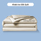 ⏰Last Day Sale 65% OFF🥰 ✨Summer Simple Ice Silk Quilt❄️ Ultra Cool Anti-Sweat Thin Quilt, Machine Washable Bedding