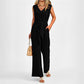 Women’s V-Neck Wide-Leg Jumpsuit