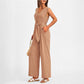 Women’s V-Neck Wide-Leg Jumpsuit