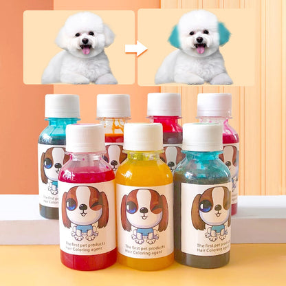 💕Non-Toxic Semi-Permanent Pet Hair Dye