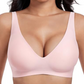 ⏰Limited Special Price ￡9.99!!!👙Deep V Plunge Push-up Wirefree Seamless Bra