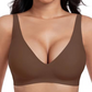 ⏰Limited Special Price ￡9.99!!!👙Deep V Plunge Push-up Wirefree Seamless Bra