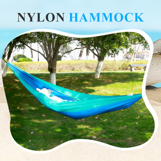 Portable Nylon Hammock for Outdoor Camping