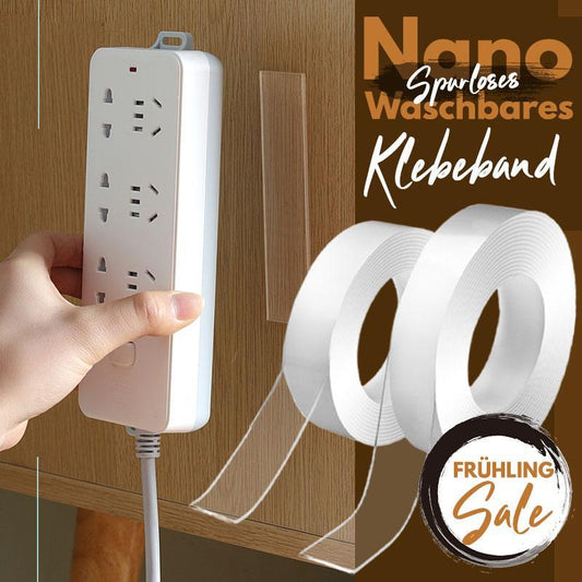 ✨Extra Large Double Sided Tape , Clear & Tough Nano Tape, Multipurpose Mounting Tape