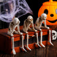 No Evil Skeleton Figurine for Gothic & Halloween Decor