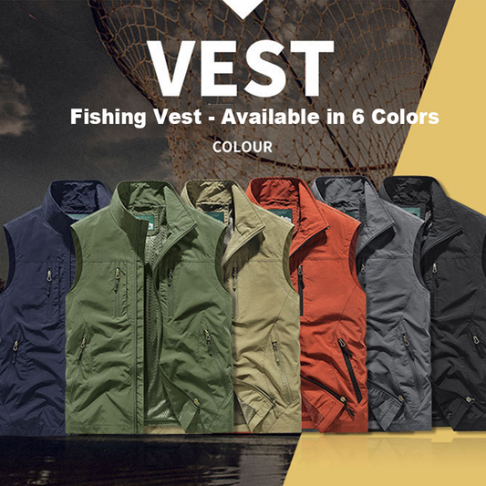 👕 Oversized Men's Sleeveless Vest Jacket – Roomy Fit, Functional Pockets, Trendy Street Style ✨