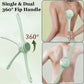 Long-handled electric exfoliating bath brush
