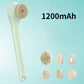 Long-handled electric exfoliating bath brush