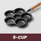 4-cup Cast Iron Non-stick Egg Frying Pan