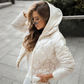 🔥🧥Short warm winter jacket for women – quilted jacket with hood and pockets