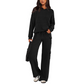 Women’s Hooded Long-Sleeve Tops ＆ Pants 2-Piece Set
