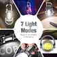 ❄️Summerfresh 50% OFF!🔦Rechargeable LED Keyring Torch – 7-Mode USB-C Mini Torch with COB Light