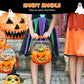 ❄️Summerfresh 50% OFF!🍬20-Pack Pumpkin Halloween Treat Bags – Resealable Clear Party Favour Bags with Handles