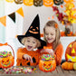 ❄️Summerfresh 50% OFF!🍬20-Pack Pumpkin Halloween Treat Bags – Resealable Clear Party Favour Bags with Handles