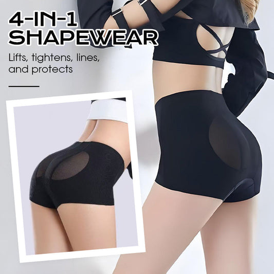 High-waisted corrective shorts for a lifted bottom look