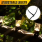 Solar Tie Lights with Clips - for Lawn, Garden, Yard, Outdoor Wedding Decoration & Ambient Landscape Lighting