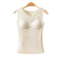 Skin-Friendly & Breathable Thermal Vest with Built-In Pads