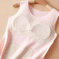 Skin-Friendly & Breathable Thermal Vest with Built-In Pads