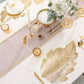 ✨ Gold 3D Leaf Placemat - Luxury Table Decoration with Heat Resistance!✨