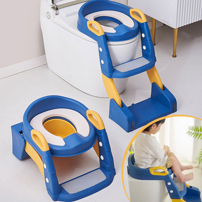 ❄️Summerfresh 50% OFF!🚽2-in-1 Toddler Potty Training Seat & Toilet Ladder – Anti-Slip Steps, Handles & Convertible Potty