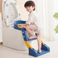 ❄️Summerfresh 50% OFF!🚽2-in-1 Toddler Potty Training Seat & Toilet Ladder – Anti-Slip Steps, Handles & Convertible Potty