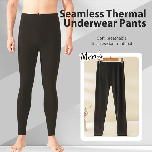 Men's Seamless Thermal Underwear Pants