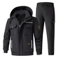 Men's Insulated Windproof Jacket & Pants Set