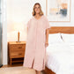 Women's Cosy Hooded Textured Grid Bathrobe