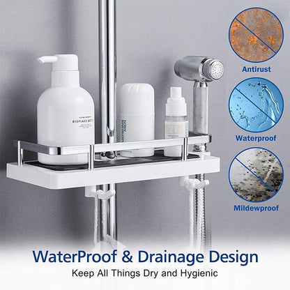 ⏳LIMITED TIME: 50% OFF!🚿Bathroom Pole Shower Storage Rack Holder🔥
