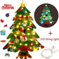 50% OFF!🎄DIY Felt Christmas Tree for Kids – 32 Reusable Ornaments + Fairy Lights
