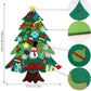 50% OFF!🎄DIY Felt Christmas Tree for Kids – 32 Reusable Ornaments + Fairy Lights