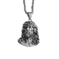 Enamel Jesus Head Pendant Necklace – Colorful Retro Style, Christian Jewelry for Teens/Adults, Confirmation Gift