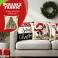Cute Christmas Print Pillow Cover